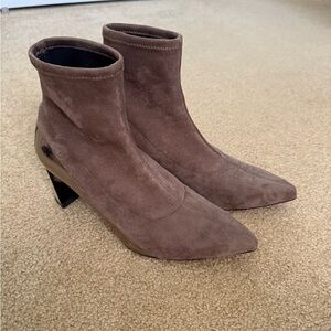 United Nude Suede Liquid Metal Boots